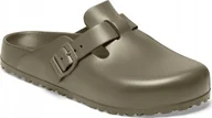 Klapki i japonki męskie - Birkenstock Birkenstock Boston Essentials EVA 1026215 Zielone 45 - miniaturka - grafika 1