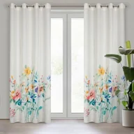 Zasłony - Zasłona gotowa na przelotkach AMELIA 260 x 140 cm naturalny - miniaturka - grafika 1