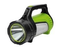 Latarki - ORNO Latarka akumulatorowa LED 10W, 1000lm, 4000mAh, powerbank, wskaźnik baterii - miniaturka - grafika 1