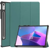 Etui do tabletów - Bizon Etui Case Tab Croc do Lenovo Xiaoxin Pad Pro 2022 / P11 Pro Gen 2, ciemnozielone - miniaturka - grafika 1