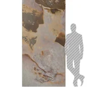 Panele ścienne i boazeria - Fornir Kamienny Indian Autumn 122x61x0,2 Transparentny - miniaturka - grafika 1