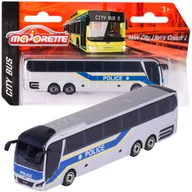 Samochody i pojazdy dla dzieci - Pojazd miejski MAN Lion's City C Szary Autobus Policyjny - miniaturka - grafika 1