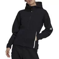 Bluzy sportowe damskie - Bluza adidas Z.N.E. Sportswear Hoodie GT9759 - czarna - miniaturka - grafika 1