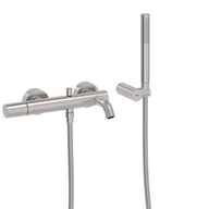 Baterie wannowe i prysznicowe - Bateria wannowo prysznicowa Tres Study Exclusive stal 26117001AC - miniaturka - grafika 1