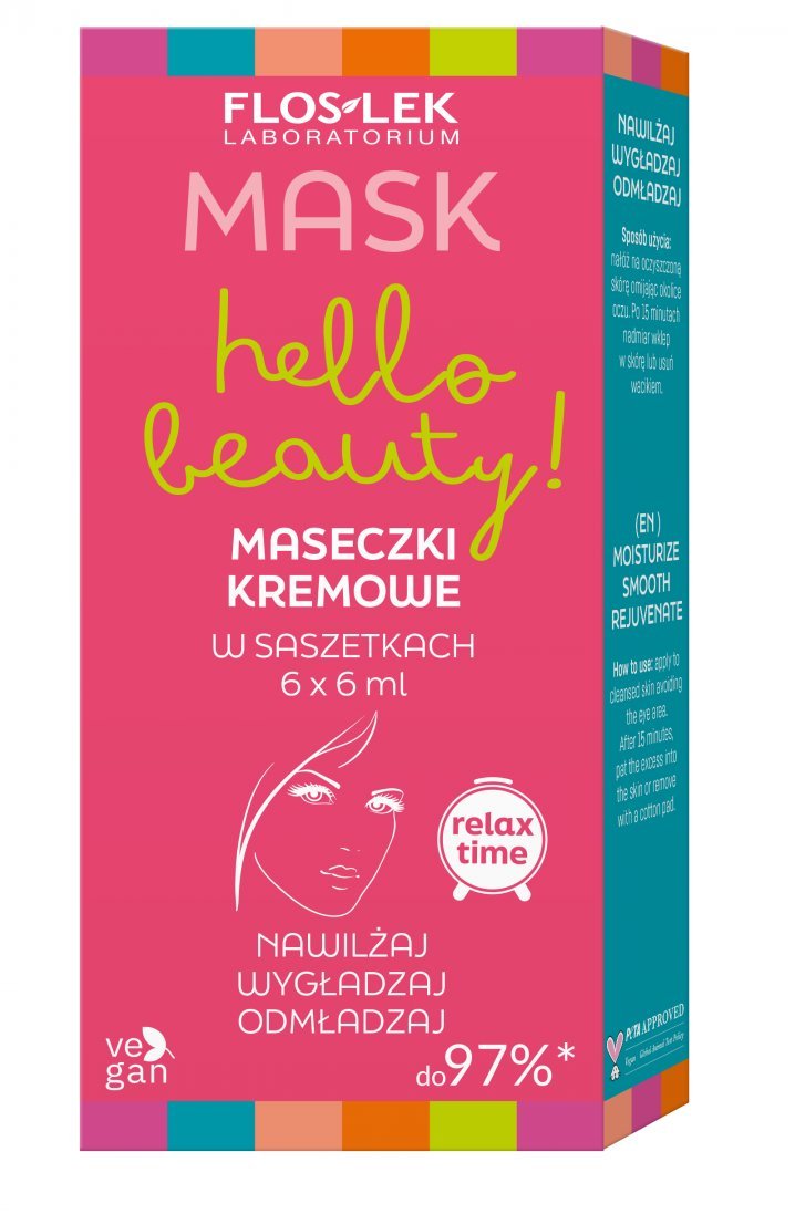 Floslek Maseczki kremowe w saszetkach 6x6 ml