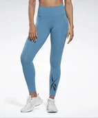 Legginsy - Reebok Legginsy Sportowe Niebieskie Nadruk L/S Y2T - miniaturka - grafika 1