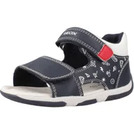 Sandały damskie - Sandały Geox Model B Sandal Tapuz B.a Kolor Niebieski - miniaturka - grafika 1