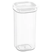 Pojemniki kuchenne - Pojemnik na produkty sypkie Hamburg 2,5 L biały 51720417 pDeco4Home - miniaturka - grafika 1