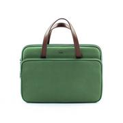 Torby na laptopy - JCPAL Milan Briefcase Sleeve Olive torba na laptopa 13/14 - miniaturka - grafika 1