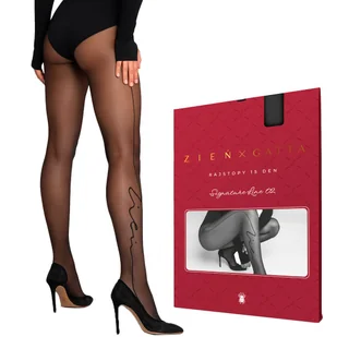 Rajstopy Signature 02 z kolekcji Zień x Gatta Mocha MACIEJ ZIEŃ brązowe 4 - Rajstopy Rajstopy Signature 02 z kolekcji Zień x Gatta Mocha MACIEJ ZIEŃ brązowe 4 - Rajstopy - miniaturka - grafika 1