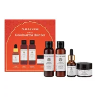 Zestawy kosmetyków damskich - Fable & Mane - Holiroots good Karma Hair Set – Zestaw Do Pielęgnacji Włosów - Set - Dla Kobiet - miniaturka - grafika 1