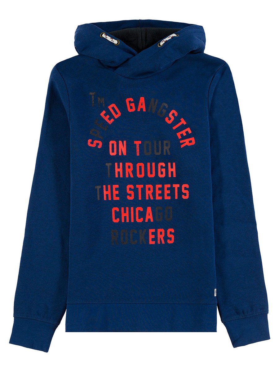 Chłopięca bluza z nadrukiem granatowa Tom Tailor