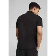 Koszulki sportowe męskie - Męska koszulka polo Essentials z logo No. 1 z piki PUMA Black - miniaturka - grafika 1