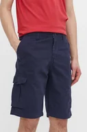 Spodenki męskie - Quiksilver szorty bawełniane kolor granatowy - miniaturka - grafika 1