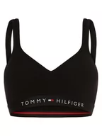 Biustonosze - Tommy Hilfiger - Gorset damski  z wypełnieniem, czarny - miniaturka - grafika 1