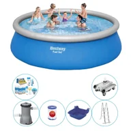 Baseny ogrodowe - Basen Super Deal - Bestway Fast Set Rund 457x122 cm - miniaturka - grafika 1
