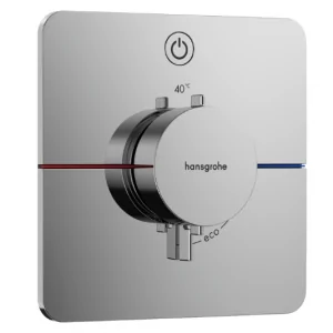 HANSGROHE 15581000 ShowerSelect Comfort Q Bateria termostatyczna, podtynkowa do 1 odbiornika Chrom - Baterie podtynkowe - miniaturka - grafika 1