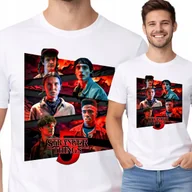 Koszulki męskie - KOSZULKA MĘSKA STRANGER THINGS DLA FANA PREMIUM BAWEŁNA XXL P385 - miniaturka - grafika 1