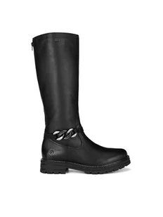 Remonte Oficerki D2282-01 Czarny - Kozaki damskie - miniaturka - grafika 1