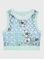 Koszulki i topy damskie - Guess Top J3GI27 MC01P Niebieski Slim Fit - miniaturka - grafika 1