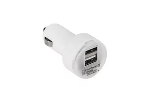 Denmen Ładowarka  DZ06 2x USB 3.1A 15W biały 29379 - Ładowarki samochodowe - miniaturka - grafika 1