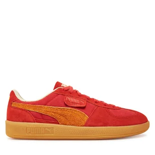 Sneakersy Puma Palermo Weathered 401722 02 Czerwony - Sneakersy męskie - miniaturka - grafika 1