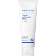 Pianki do mycia twarzy - Real Barrier Cream Cleansing, Nawilżająca pianka oczyszczająca z ceramidami - miniaturka - grafika 1