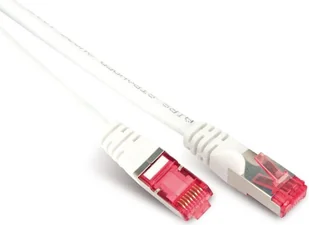 Kabel sieciowy patch S/CONN o maksymalnej łączności, kat. 6A, S/FTP, PIMF, bezhalogenowy, GHMT-CERTIFIED, biały, 0,5 m (75711-A0.5W) - Kable miedziane - miniaturka - grafika 1