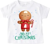 Koszulki dla dziewczynek - Koszulka dla dziecka świąteczna mikolajki18 - miniaturka - grafika 1