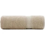 Ręczniki - Eurofirany Ręcznik Altea 30x50 frotte beżowy bordiura z melanżowym pasem 500 g/m MKO-400891 - miniaturka - grafika 1