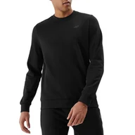 Bluzy sportowe męskie - Bluza 4F WSS24TSWSM118120S - czarna - miniaturka - grafika 1