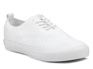 Trampki tenisówki damskie Big Star NN274218 całe białe niskie sznurowane-37 - Trampki damskie - miniaturka - grafika 1