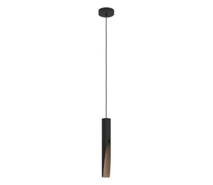 Eglo 900874 - LED Żyrandol na lince BARBOTTO 1xGU10/4,5W/230V czarny/brązowy - Lampy sufitowe - miniaturka - grafika 1