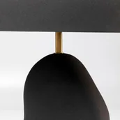 Lampy stojące - Lampa stołowa KARE Nube, czarna, stal, wysokość 27 cm - miniaturka - grafika 1