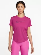 Koszulki sportowe damskie - Nike Koszulka w kolorze różowym do biegania - miniaturka - grafika 1