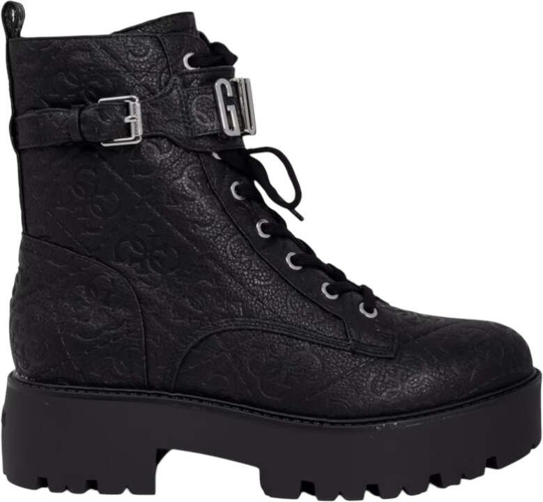 Guess czarne botki z nadrukiem logo - 40