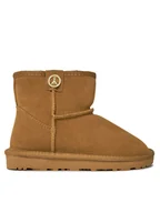 Buty dla dziewczynek - Patrizia Pepe Śniegowce PPJ794.24 S Brązowy - miniaturka - grafika 1