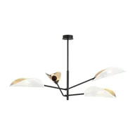 Lampy sufitowe - Emibig Vene lampa sufitowa 4-punktowa biała/złota 1159/4 1159/4 - miniaturka - grafika 1