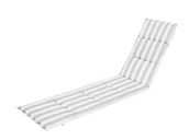 Poduszki ogrodowe - Poduszka na leżak Alicja - Popiel z jasnymi pasami ALI - miniaturka - grafika 1