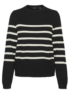 Vero Moda Sweter w kolorze czarno-białym - Swetry damskie - miniaturka - grafika 1