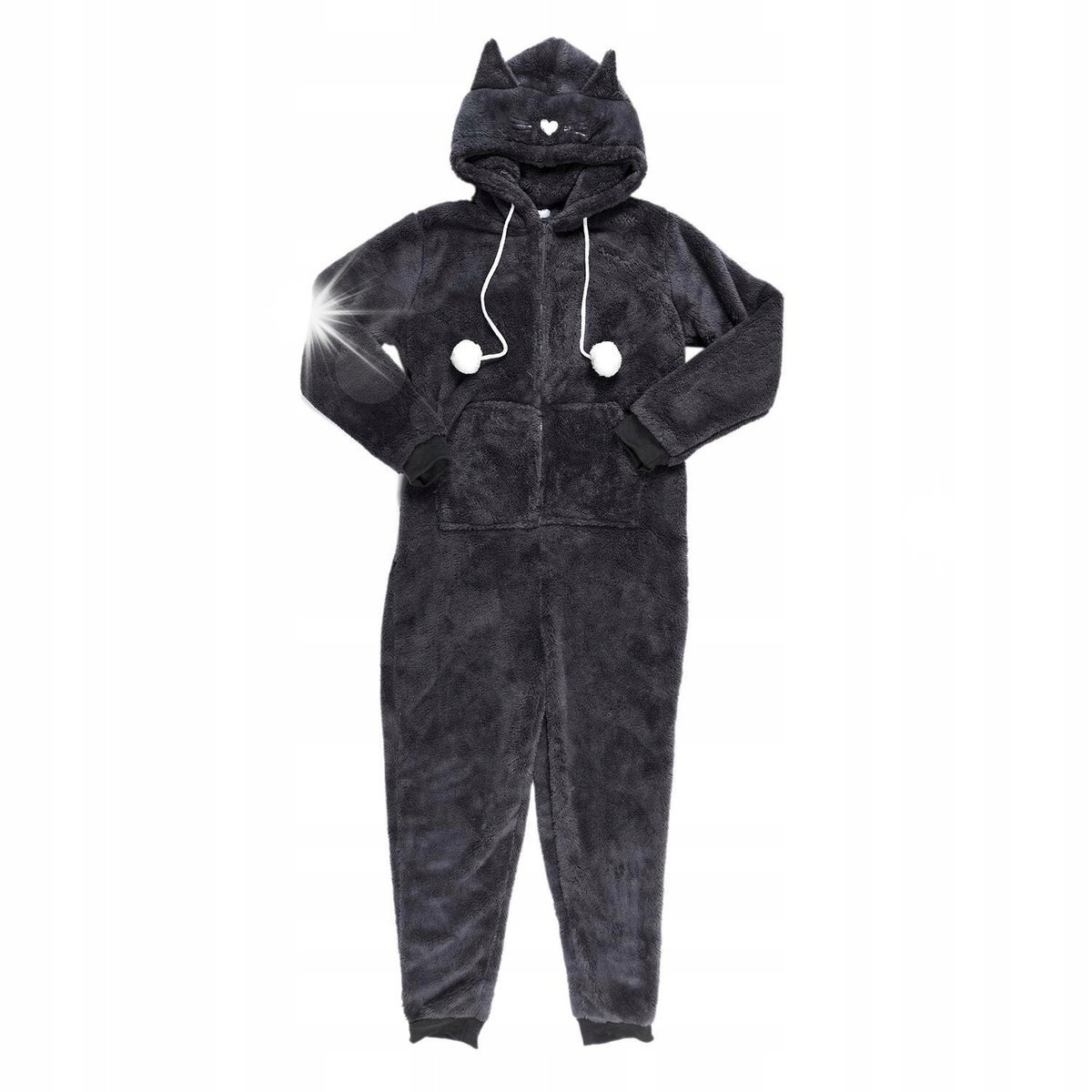 Kombinezon Onesie Kot rozmiar L szara