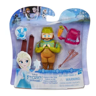 Hasbro Figurki Kraina Lodu Oaken wycieczka na nartach - Figurki dla dzieci - miniaturka - grafika 1