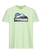 Koszulki męskie - Camel Active Koszulka w kolorze zielonym - miniaturka - grafika 1