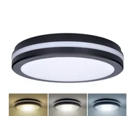 Lampy ogrodowe - Solight WO820- Oświetlenie ściemnialne LED LED/18W/22W/26W/230V 3000/4000/6500K IP65 czarne - miniaturka - grafika 1