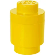 Pojemniki na zabawki - Lego Pojemnik Okrągły 1 Żółty - miniaturka - grafika 1