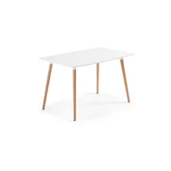 Stoły - Stół do jadalni z drewna bukowego Kave Home Daw, 140 x 80 cm - miniaturka - grafika 1