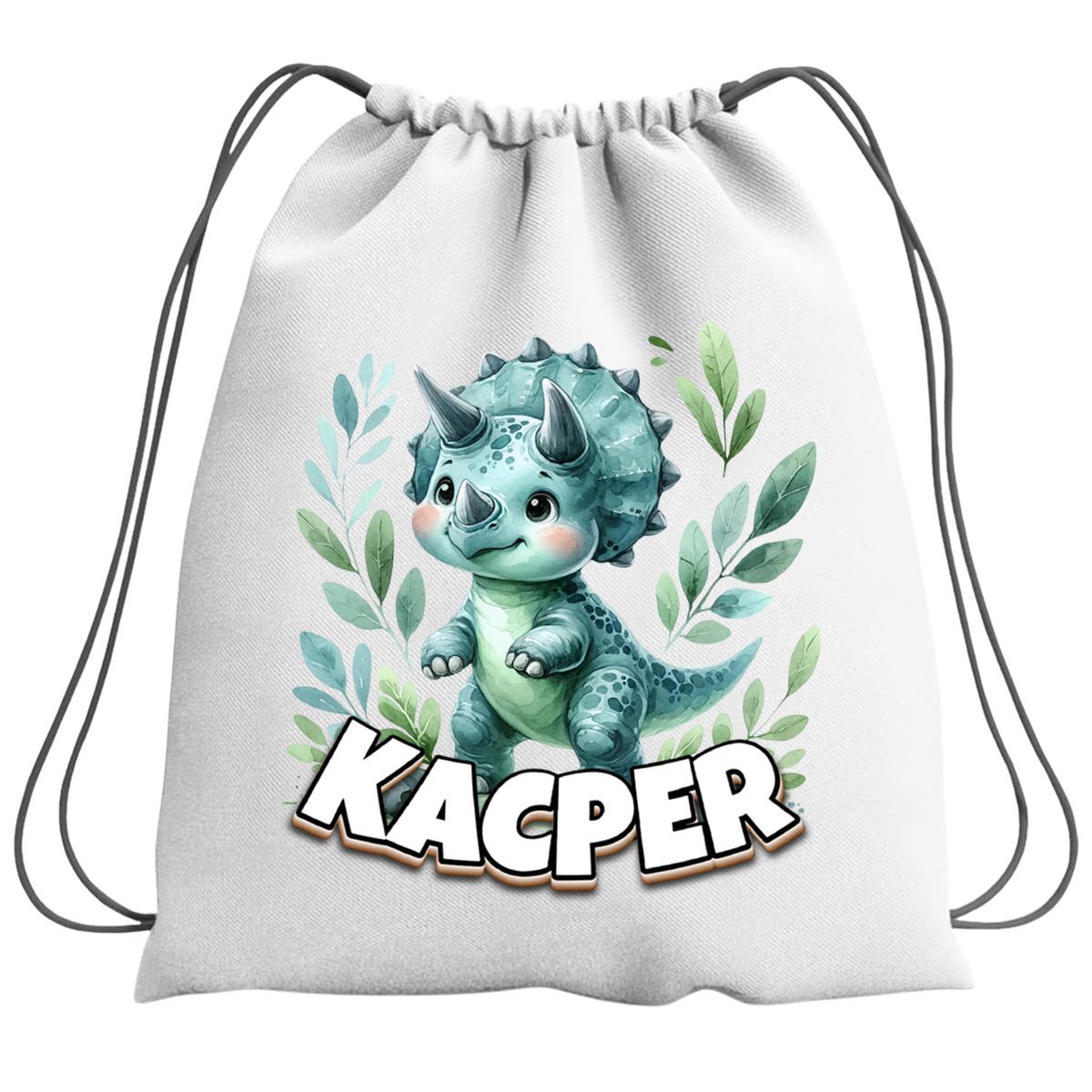 Plecak Worek Dinozaur Dinozaury Rex Szkolny Na Buty WF Obuwie Z Napisem