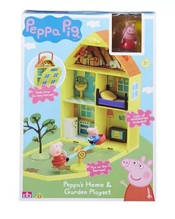 Tm Toys Świnka Peppa domek plus ogór PEP06156 - Figurki dla dzieci - miniaturka - grafika 1