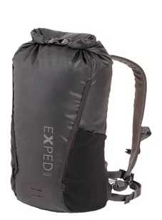 Plecak wodoodporny Exped Typhoon 15 - black / dark lava - Plecaki - miniaturka - grafika 1
