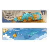 Zakładki do książek - Zakładka kartonowa - Book Dragon - miniaturka - grafika 1